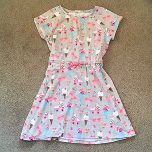 Children’s Place Gray Emoji dress 10/12